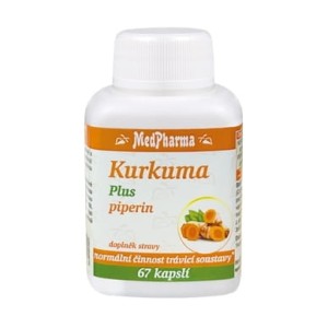 Kurkuma plus Piperyna - 67 kaps.