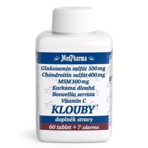 Klouby (Stawy) Glukozamina, Chondroityna... - 67 tabletek.