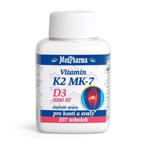 Witamina K2 MK-7 + D3 (107 kapsułek) – Słoneczne wsparcie dla Twoich kości!