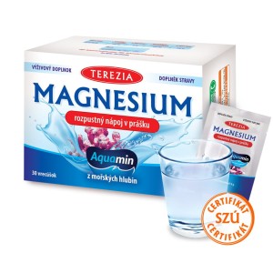 Magnez (Magnesium) – 30 saszetek. Z Naturalnego źródła (Aquamin) 