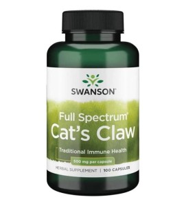 Cat's Claw (Koci Pazur) 500 mg (100 kapsułek) – Amazoński sekret odporności.